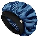 YANIBEST Soft Satin Bonnet for Men Women, Sleep Cap to Maintain Moisture