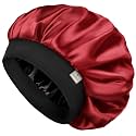 YANIBEST Soft Satin Bonnet for Men Women, Sleep Cap to Maintain Moisture