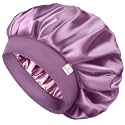 YANIBEST Soft Satin Bonnet for Men Women, Sleep Cap to Maintain Moisture