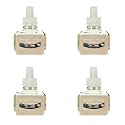 Yankee Candle ScentPlug Refill for Plug in Air Fresheners, Scented Oil Refills, Long Lasting Home Fragrance, Odor Eliminating Fragrance, Seaside Woods (Pack of 4)