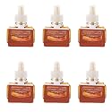 Yankee Candle ScentPlug Refill for Plug in Air Fresheners, Scented Oil Refills, Long Lasting Home Fragrance, Spiced Pumpkin (Pack of 6)