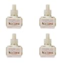 Yankee Candle ScentPlug Refill for Plug in Air Fresheners, Scented Oil Refills, Long Lasting Home Fragrance, Vanilla Creme Brulee (Pack of 4)