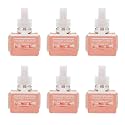 Yankee Candle ScentPlug Refill for Plug in Air Fresheners, Scented Oil Refills, Long Lasting Home Fragrance, Odor Eliminating Fragrance, White Strawberry Bellini (Pack of 6)