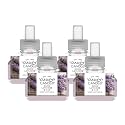 Yankee Candle ScentPlug Refill for Plug in Air Fresheners, Scented Oil Refills, Long Lasting Home Fragrance, Odor Eliminating Fragrance, Dried Lavender &amp; Oak (Pack of 4)