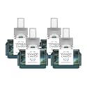 Yankee Candle ScentPlug Refill for Plug in Air Fresheners, Scented Oil Refills, Long Lasting Home Fragrance, Bayside Cedar (Pack of 4)