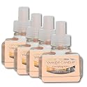 Yankee Candle ScentPlug Refill for Plug in Air Fresheners, Scented Oil Refills, Long Lasting Home Fragrance, Odor Eliminating Fragrance, Tangerine &amp; Vanilla (Pack of 4)