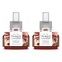 Yankee Candle ScentPlug Refill for Plug in Air Fresheners, Scented Oil Refills, Long Lasting Home Fragrance, Odor Eliminating Fragrance, Sparkling Cinnamon (Pack of 2)
