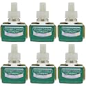 Yankee Candle ScentPlug Refill for Plug in Air Fresheners, Scented Oil Refills, Long Lasting Home Fragrance, Odor Eliminating Fragrance, Shimmering Christmas Tree (Pack of 6)