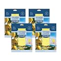 Yankee Candle Whole Home Air Freshener, Long Lasting Odor Eliminating Fragrance for Home, Continuous Room Freshener, Sicilian Lemon (Pack of 4)