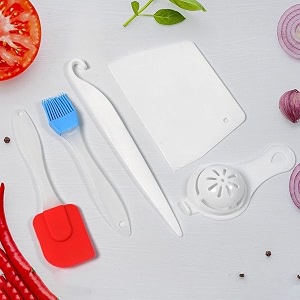 5-piece cake decorating amp baking tools set  essential pastry kit for home kitchen amp bakery  ideal for cake making icing amp fondant design
