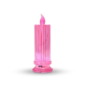 large crystal candle lights  elegant decorative led candles for home festive amp party dcor multicolor