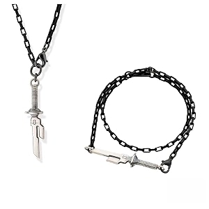 toji fushiguro sword necklace anime jujitsu kaisen toji sword cosplay bracelet accessories