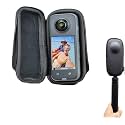 yantralay Portable Hard Carrying Travel Case for Insta360 One X/X2/X3 - Waterproof, Lens Protection - Durable Camera Pouch for Protection & Storage - Black