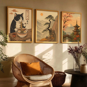 Yanveer Big Aesthetic Japanese Zen Wall Art