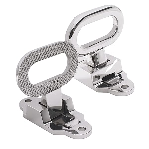 yanyu 2 pack folding mast step safety marine stainless steel 316 for boatyachtcarrvtruck transom