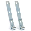 Yaocom 2 Pack 8" Zinc Strap Hinge Heavy Duty for Gate, Barn,Shed, Silver