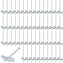 Yaocom 200 Pcs 3/16" X 4" Toggle Bolts and Wing Nut Wall Anchor for Drywall