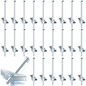 Yaocom 50 Pcs 1/4" X 4" Toggle Bolts and Wing Nut Wall Anchor for Drywall