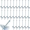 Yaocom 50 Pcs 1/8" X 2" Toggle Bolts and Wing Nut Wall Anchor for Drywall