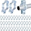 Yaocom 50 Pcs EMT Conduit Hanger with Bolt 1 Inch Conduit Clamp