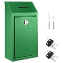Yaocom Metal Money Box,Green,10.24 x 5.71 x 2.95 Inch,No Lid