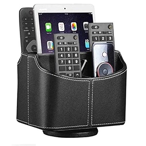 360 rotatable remote control holdertv remote caddy for nightstand table