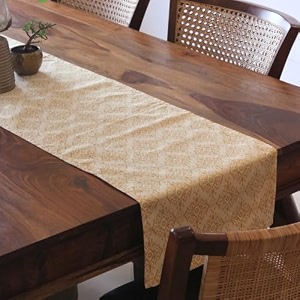 the yard house wipeable and anti-skid table runners dusty rose 6034x1434 - 4 seater
