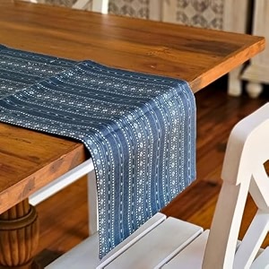 the yard house wipeable and anti-skid table runners dusty rose 6034x1434 - 4 seater