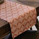 THE YARD HOUSE, Wipeable and Anti-Skid Table Runners (Dusty Rose, 60"X14" - 4 Seater)