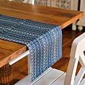 THE YARD HOUSE, Wipeable and Anti-Skid Table Runners (Dusty Rose, 60"X14" - 4 Seater)