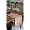 THE YARD HOUSE, Wipeable and Anti-Skid Table Runners (Dusty Rose, 60"X14" - 4 Seater)