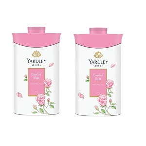 yardley london english roses talc - 250gm pack of 2