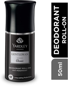 yardley london gentleman classic deodorant roll on 50ml pack 1 deodorant roll-on - for men 50 ml