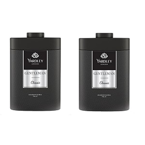 yardley london gentleman classic talc - 250gm pack of 2