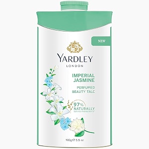 yardley london imperial jasmine talcum powder for women 100g