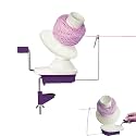 3.5 OZ Yarn Ball Winder, Manual Yarn Spinner for Knitting and Crocheting