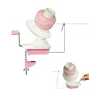 3.5 OZ Yarn Ball Winder, Manual Yarn Spinner for Knitting and Crocheting