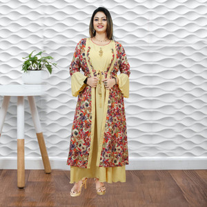 yarnefy flareda-line gown