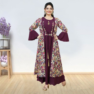 yarnefy flareda-line gown