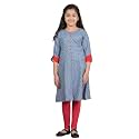 Yash Gallery Girls Rayon Regular Fit Geometric