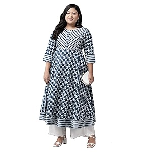 Yash Gallery Womens Cotton Relaxed Fit Anarkali