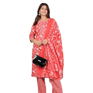 Yash Gallery Womens Cotton Cambric Knee Length