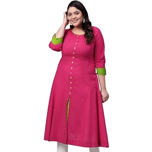 Yash Gallery Womens Cotton Relaxed Fit Anarkali