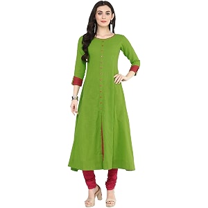 Yash Gallery Womens Cotton Relaxed Fit Anarkali