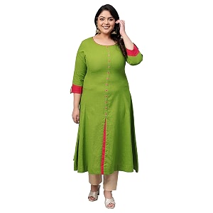 Yash Gallery Womens Cotton Relaxed Fit Anarkali