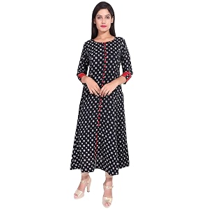 Yash Gallery Womens Cotton Relaxed Fit Anarkali