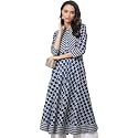 Yash Gallery Women39s Cotton Relaxed Fit Anarkali
