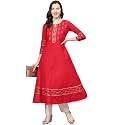 Yash Gallery Women39s Cotton Relaxed Fit Anarkali