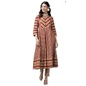 Yash Gallery Women39s Cotton Relaxed Fit Anarkali