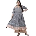 Yash Gallery Women39s Cotton Relaxed Fit Anarkali